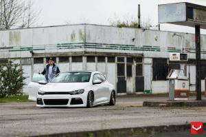 2015 Volkswagen Scirocco on Vossen Wheels VLE1)