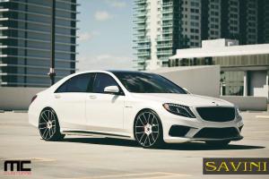 2014 Mercedes-Benz S63 AMG with Savini Wheels