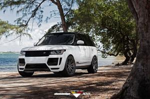 Белый Range Rover встал на диски ADV.1 Wheels