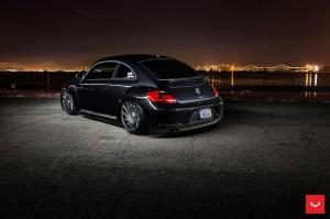 2015 Volkswagen Beetle on Vossen Wheels VLE1)