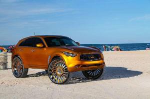 Эксклюзивная модификация кроссовера Infiniti FX на 32-дюймовых «катках» Fogiato