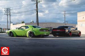 2015 Dodge Challenger Scat Pack Project Hulk by Liberty Walk