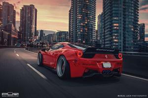2015 Ferrari 458 Italia by Liberty Walk and PUR Wheels