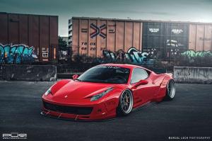 2015 Ferrari 458 Italia by Liberty Walk and PUR Wheels