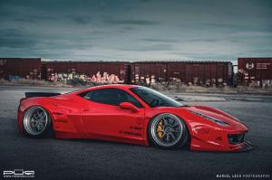 2015 Ferrari 458 Italia by Liberty Walk and PUR Wheels