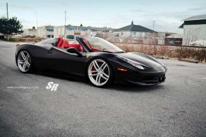 2014 Ferrari 458 Spider Nero Daytona with PUR Wheels by SR Auto Group