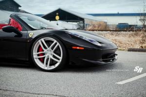 2014 Ferrari 458 Spider Nero Daytona with PUR Wheels by SR Auto Group
