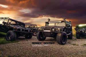 2015 Hummer H1 Search Destroy by EVS Motors on ADV.1 Wheels ADV5S Truck Spec HD.1)