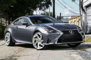 Lexus RC F примерил катки Forgiato Girare-M