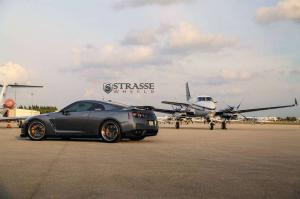 2014 Nissan GT-R Black Edition by AMS Performance with Strasse Wheels