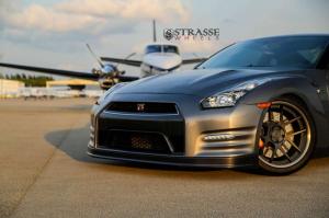 2014 Nissan GT-R Black Edition by AMS Performance with Strasse Wheels