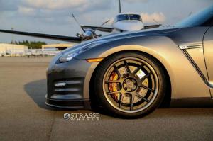 2014 Nissan GT-R Black Edition by AMS Performance with Strasse Wheels