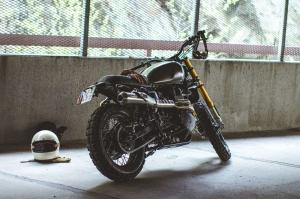 2007 Triumph Bonneville by 654 Motors