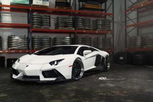 2015 Lamborghini Aventador LP700-4 on ADV.1 Wheels ADV5.2 Track Spec CS)