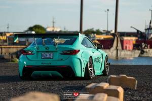 2015 Lexus RC F by Rocket Bunny on Vossen Wheels