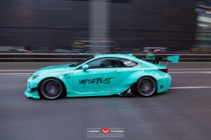 2015 Lexus RC F by Rocket Bunny on Vossen Wheels