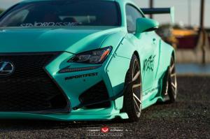 2015 Lexus RC F by Rocket Bunny on Vossen Wheels