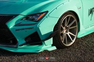 2015 Lexus RC F by Rocket Bunny on Vossen Wheels