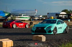 2015 Lexus RC F by Rocket Bunny on Vossen Wheels