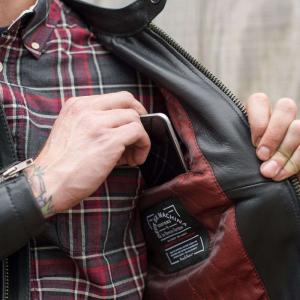Классическая кожаная кутка Deus Cafe Racer