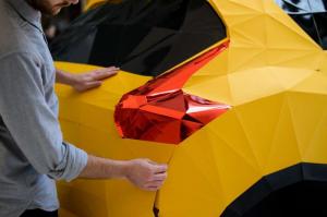 Полноразмерное оригами Nissan Juke