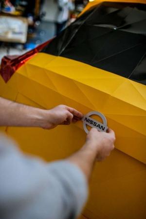 Полноразмерное оригами Nissan Juke