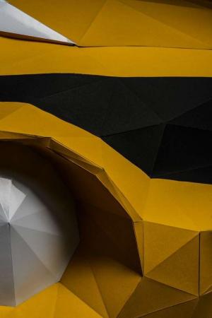 Полноразмерное оригами Nissan Juke