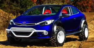 2015 Kia Forte Koup Mud Bogger by Lux Motorwerks
