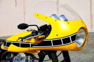 2014 Yamaha SR400 Turbo Star by Performance Cycle Shaft