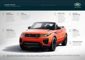 2016 Land Rover Range Rover Evoque Convertible