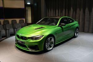 2015 BMW M4 Coupe Java Green by Abu Dhabi Motors
