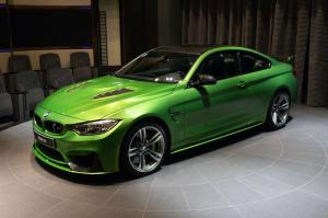 2015 BMW M4 Coupe Java Green by Abu Dhabi Motors