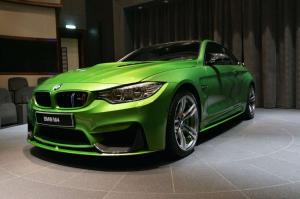 2015 BMW M4 Coupe Java Green by Abu Dhabi Motors