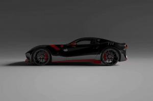 Тюнеры подготовили для суперкара Ferrari F12tdf карбоновый «костюм»