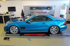 2015 Mercedes-Benz SL55 AMG PD63 in Atomic Teal by Prior Design