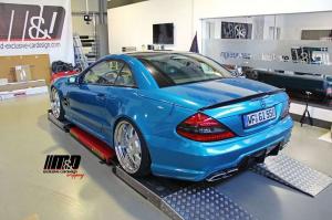 2015 Mercedes-Benz SL55 AMG PD63 in Atomic Teal by Prior Design