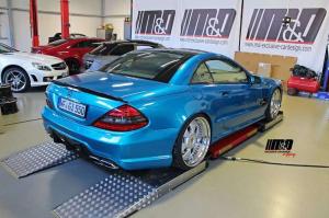 2015 Mercedes-Benz SL55 AMG PD63 in Atomic Teal by Prior Design