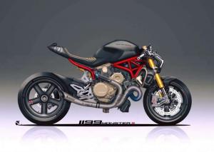 Ducati показал концепт агрессивного стритфайтера