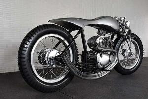 2015 Yamaha SR400 Silver Aero by Half Cast Creations