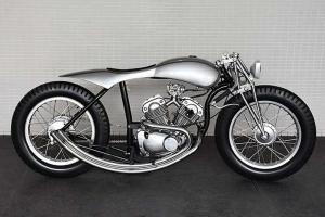 2015 Yamaha SR400 Silver Aero by Half Cast Creations