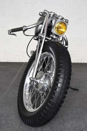 2015 Yamaha SR400 Silver Aero by Half Cast Creations