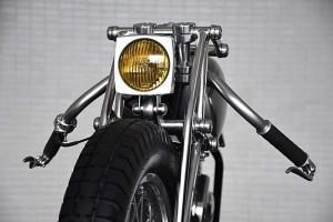 2015 Yamaha SR400 Silver Aero by Half Cast Creations