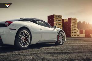 2015 Ferrari 458 Italia on Vorsteiner Wheels V-FF 105)