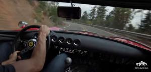 Ferrari 250 GTO 1964 взлетела в гору