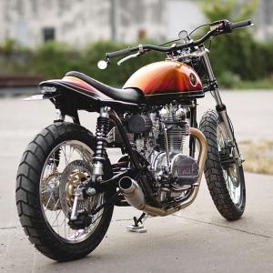 1977 Yamaha XS650 by River Rat Cycle Fab