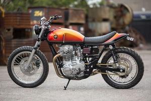 1977 Yamaha XS650 by River Rat Cycle Fab