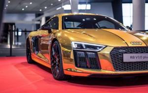 2015 Audi R8 V10 Plus Goldenes Lenkrad