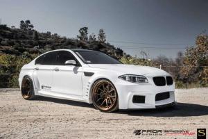2015 BMW M5 by Prior Design on Savini Wheels