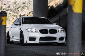 2015 BMW M5 by Prior Design on Savini Wheels