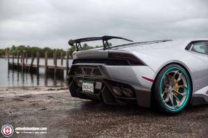 2015 Lamborghini Huracan Novara by Vorsteiner on HRE Wheels